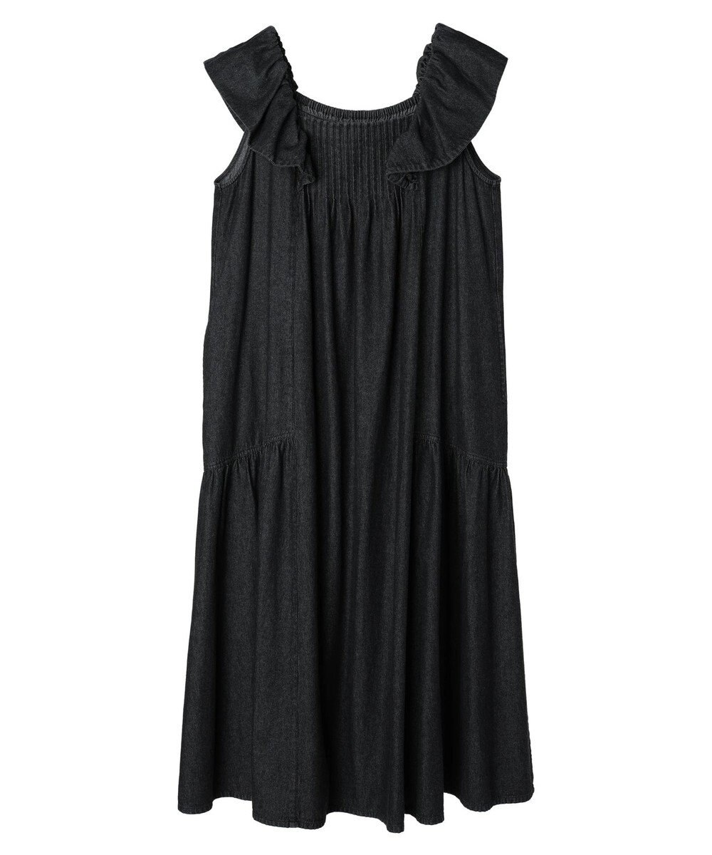 Green Parks ■ＥＳＣＡＲ　デニムピンタックワンピース 