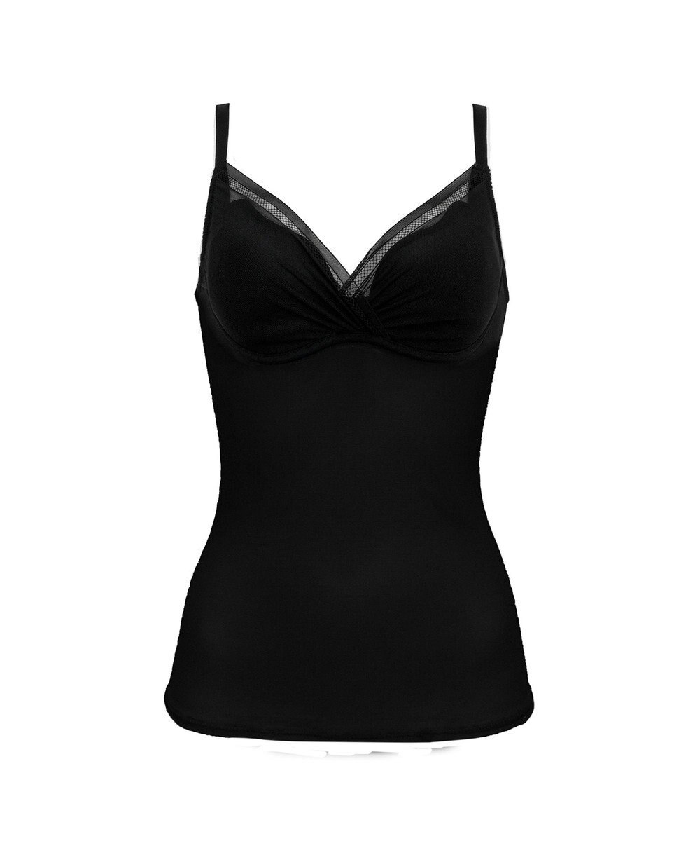 BRADELIS New York 【BRADELIS Me / ノンワイヤー】 LiftMeUpブラキャミ 補整下着 補正 ブラトップ カップ付き 