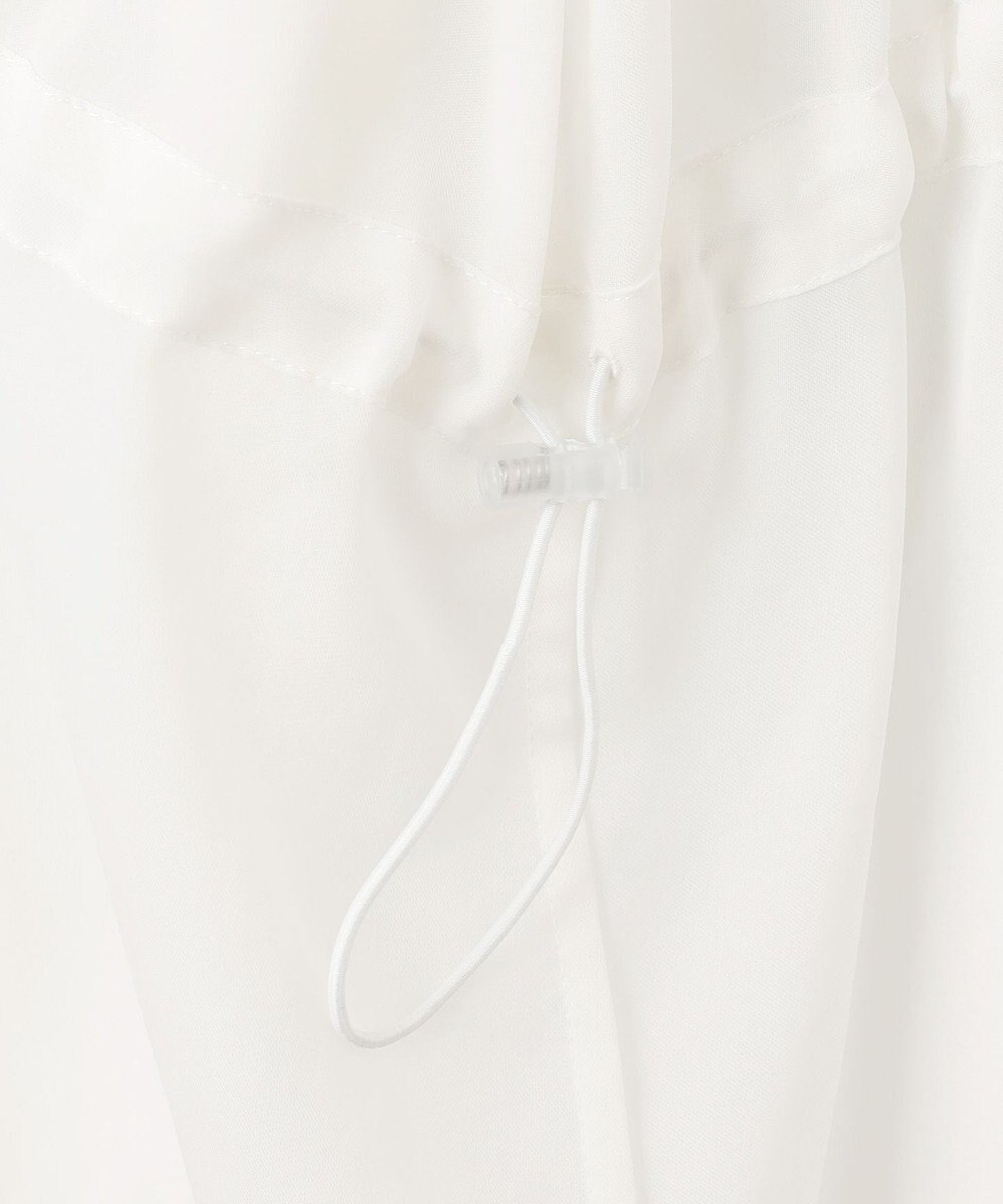 ICB L 【洗える】 PlaXシアーオーガンジー シャツ 