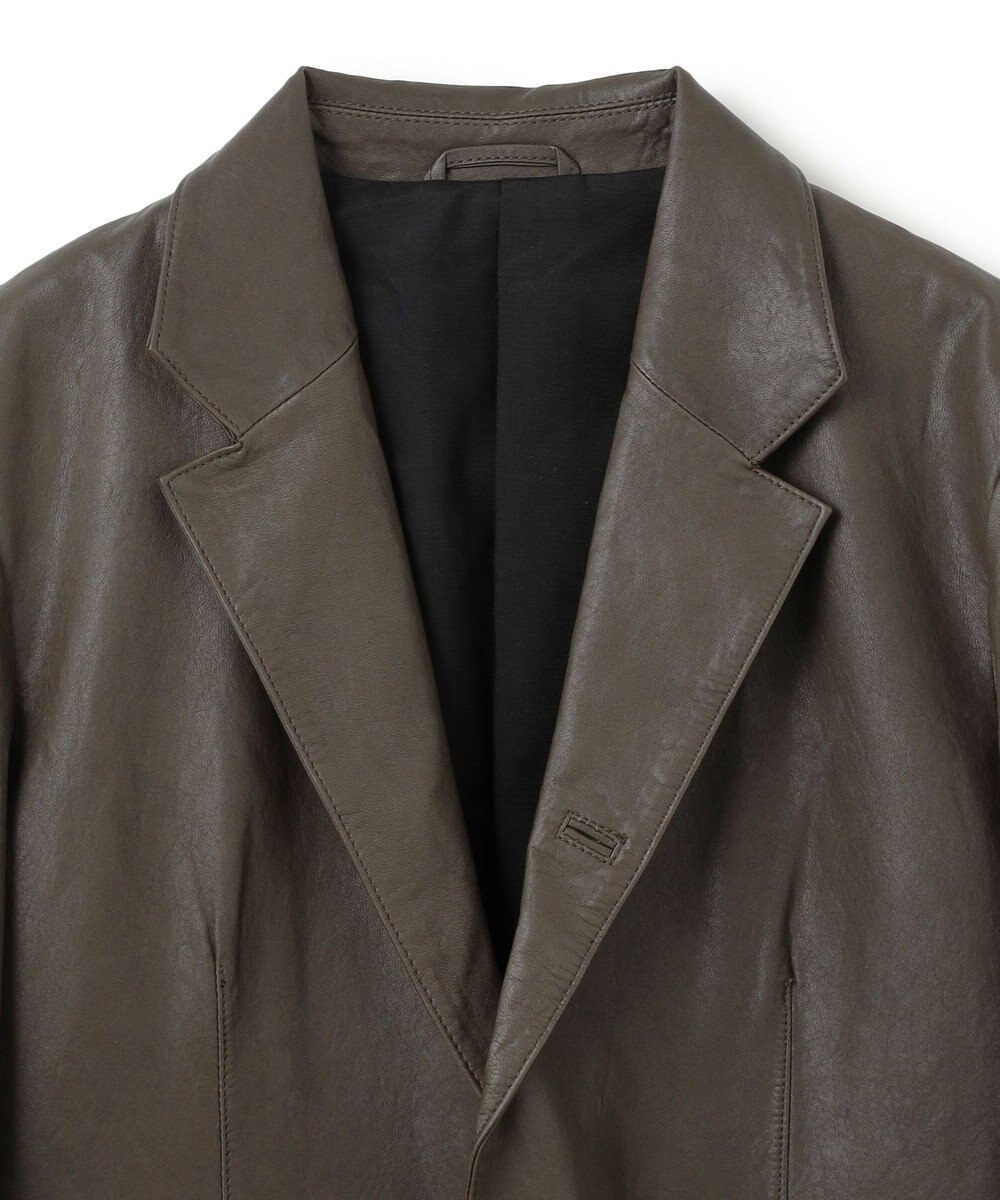 JOSEPH HOMME 新素材【シャツ感覚で羽織れる軽さ】シュリンクエアレザー　ジャケット 