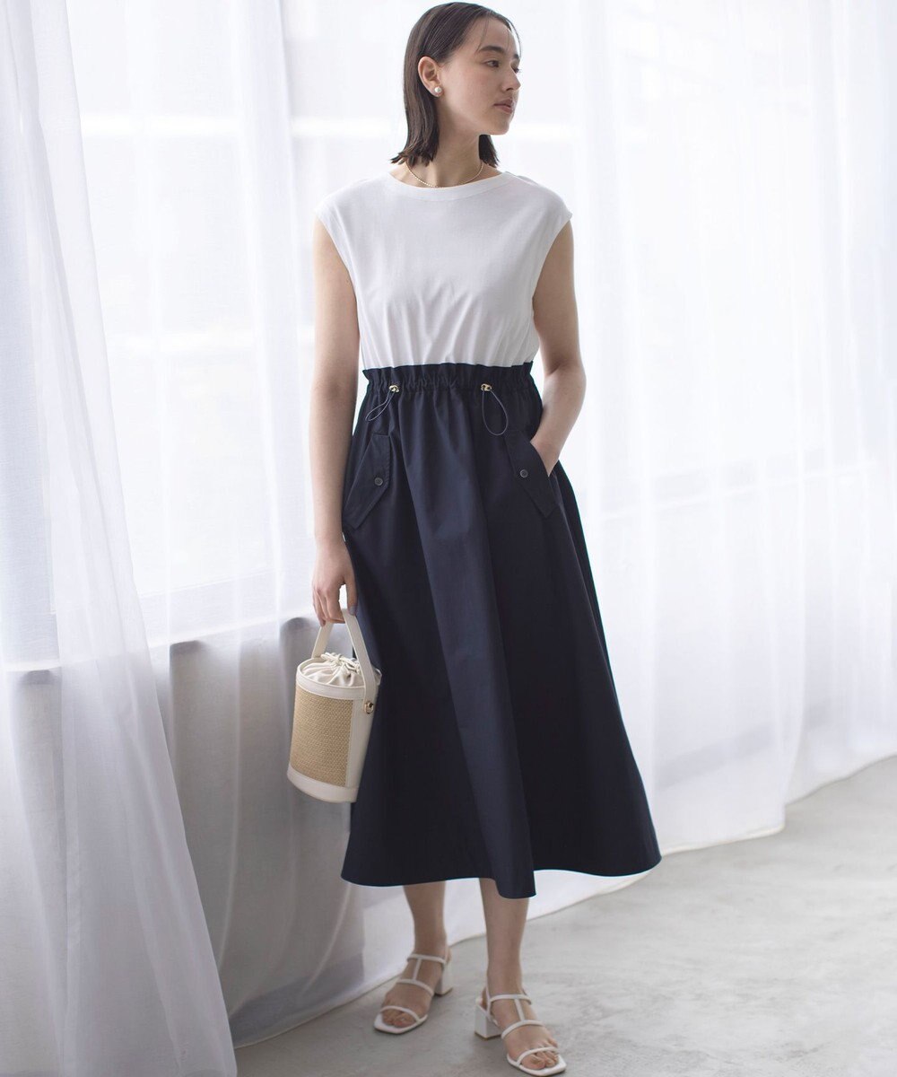 組曲 L 【WEB限定】コンビネーションワンピース 