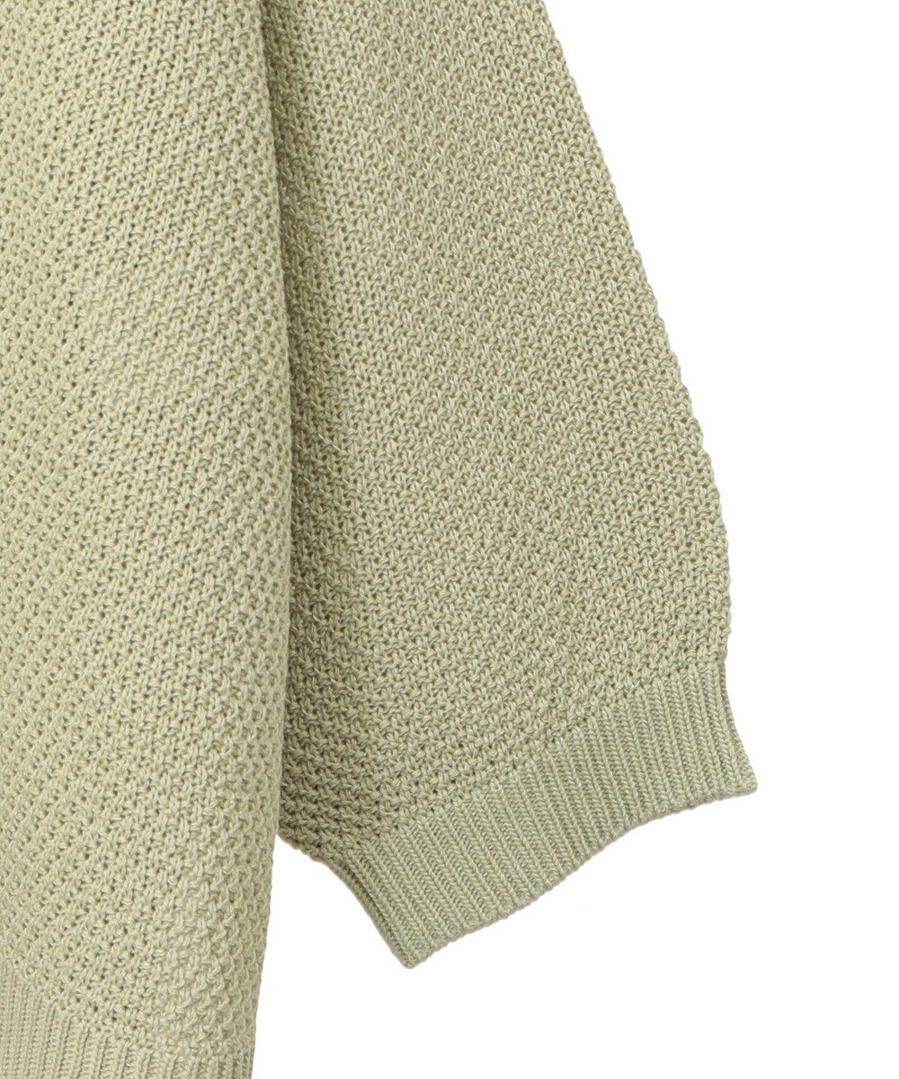 Green Parks かのこボートネック７分袖ニットプルオーバー 