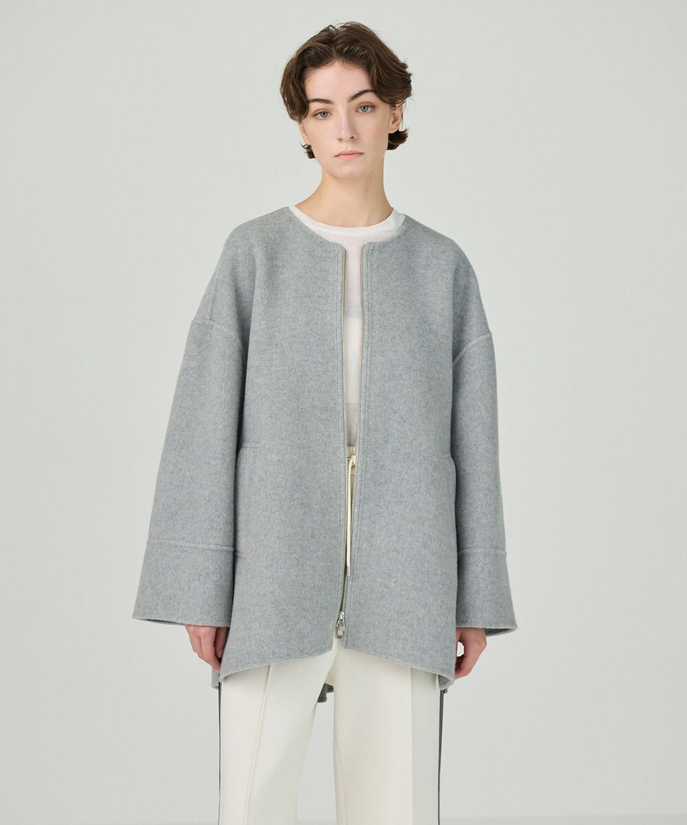 GRACE CONTINENTAL フードストールリバーコート 