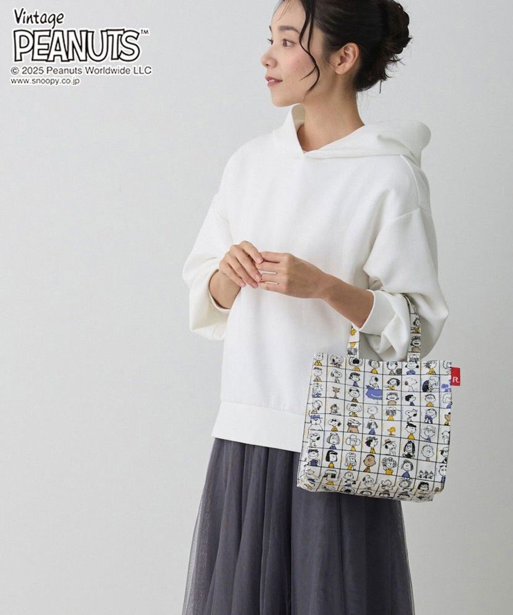 ROOTOTE 8431【スヌーピー】IP.スクエア.ラミネート.ピーナッツ-0L 