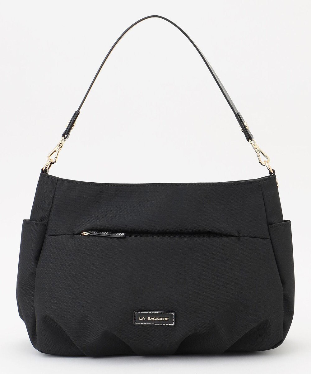 LA BAGAGERIE ポリエステルキャンバス　タックショルダー 