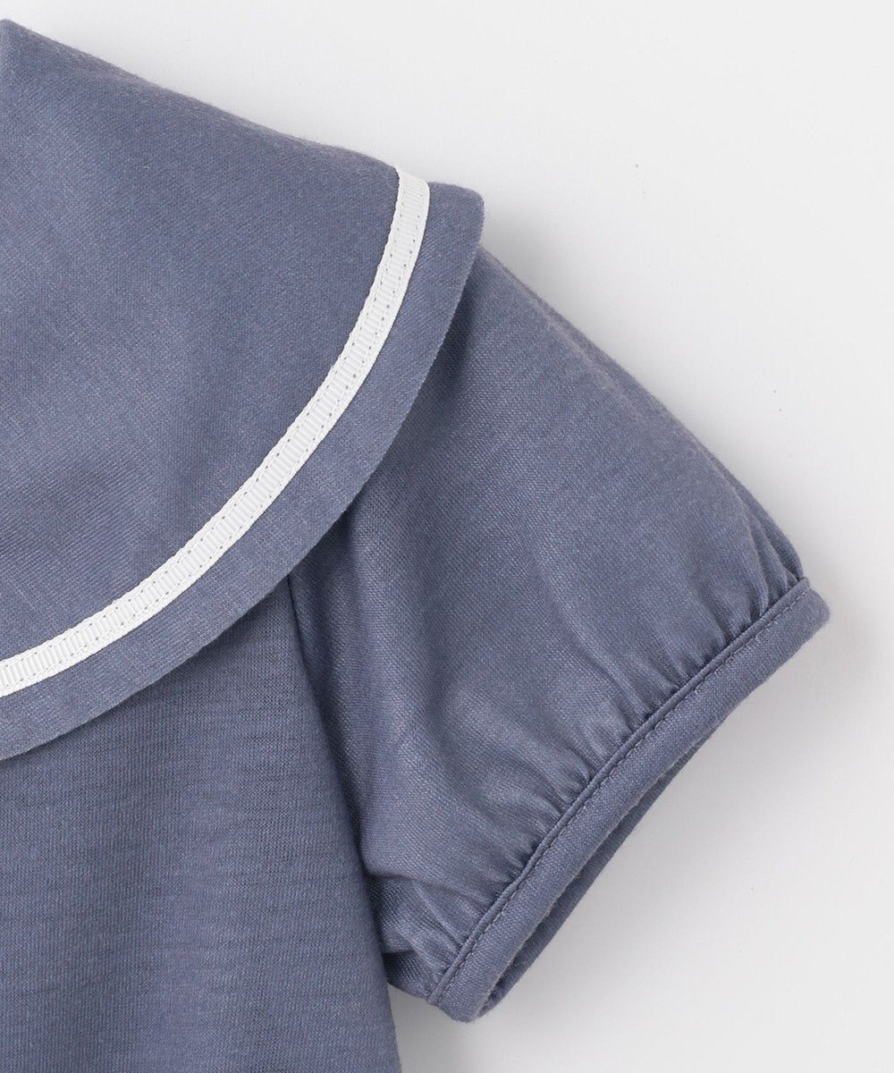 ANY KIDS 接触冷感セーラーカラーTシャツ 