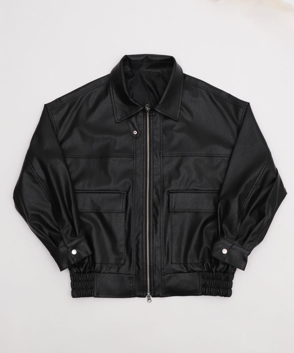 WEGO 2WAYファー襟PUジャケット 