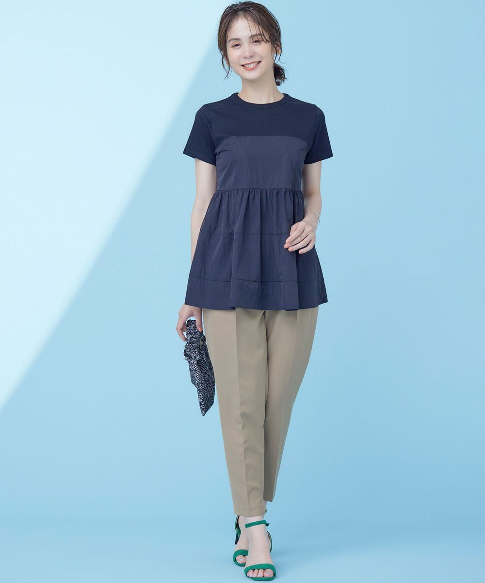 組曲 L 【接触冷感】ビスチェレイヤードTシャツ 