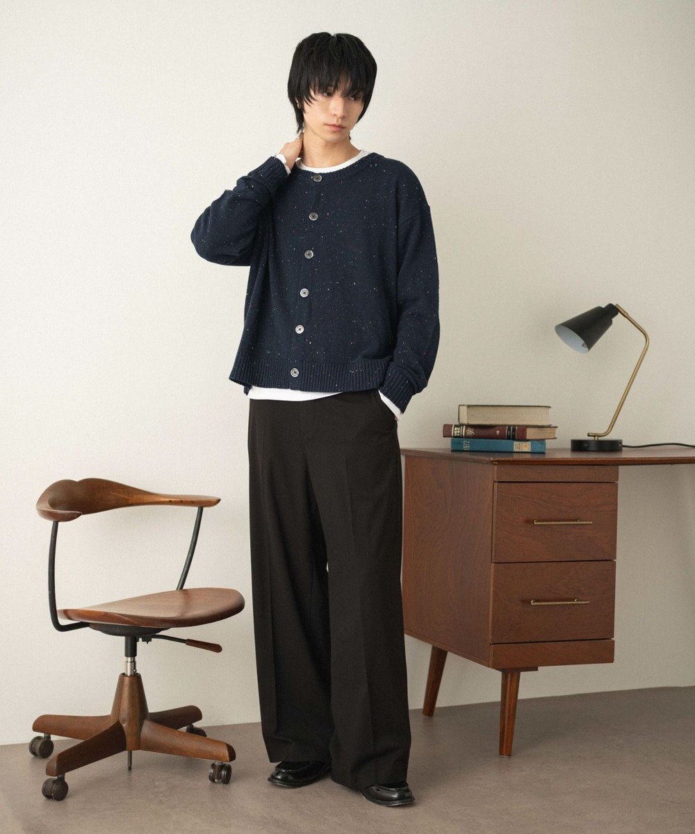 WEGO 【セットアップ対応】ワイドストレートスラックス 