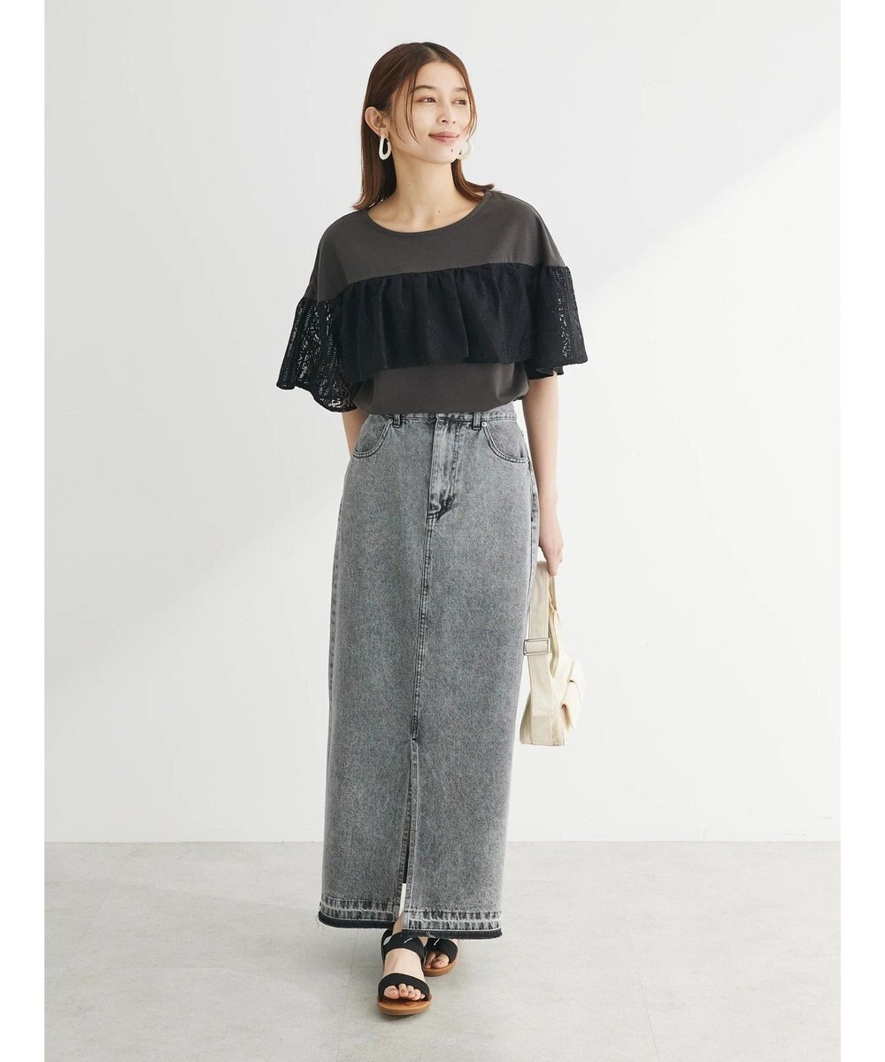 Green Parks ・ＳＵＧＡＲ　ＳＰＯＯＮ　レースフリルプルオーバー 