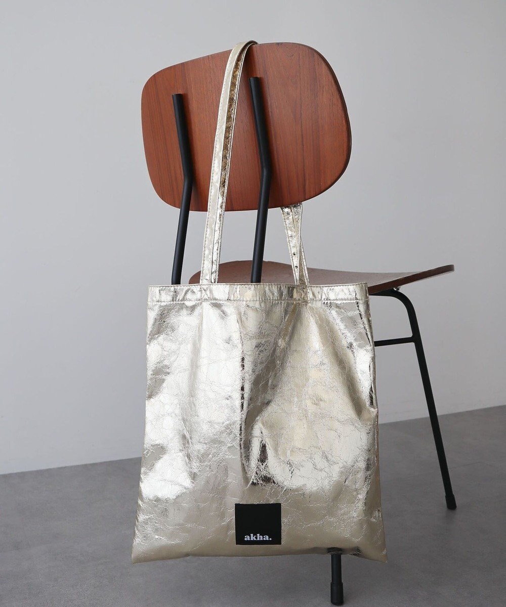 CRAFT STANDARD BOUTIQUE akha. メタリックトートバッグ 