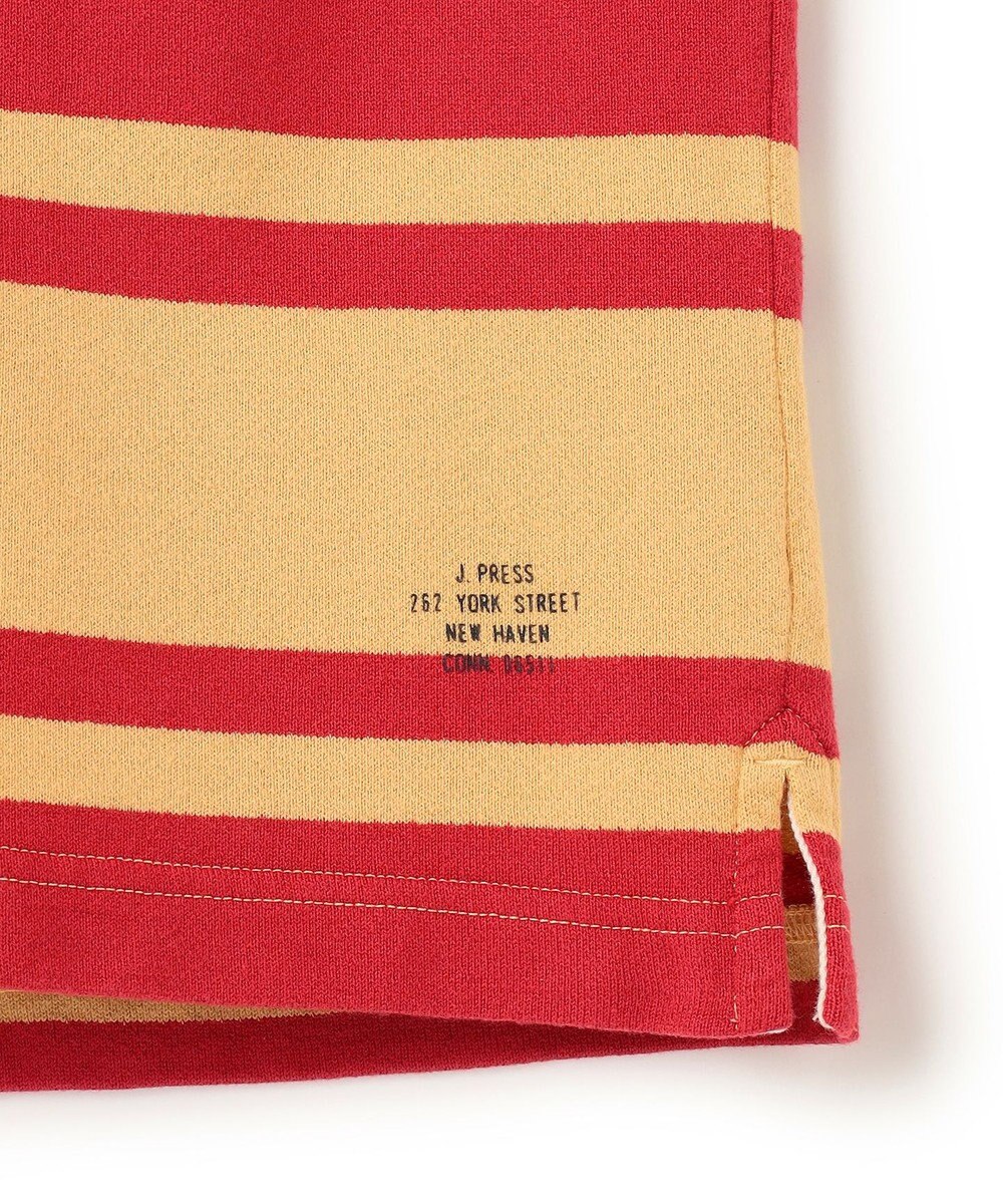 J.PRESS MEN ソフトタッチコットンマルチボーダー ラガーポロシャツ 