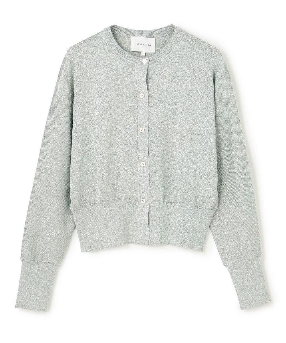BEIGE， SMITHONITE / リュクスグリッター ドルマンカーディガン 