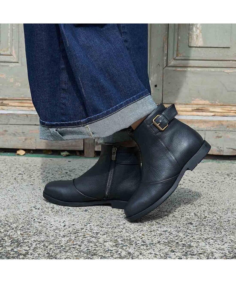 ing <ing>【WEB限定】ベルトデザインショートブーツ 