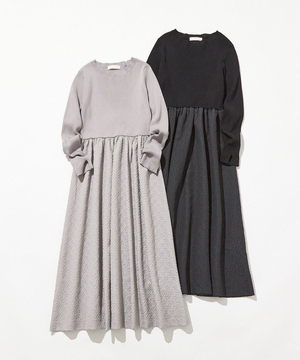 ANY SIS 【洗える】フクレジャカード ワンピース 