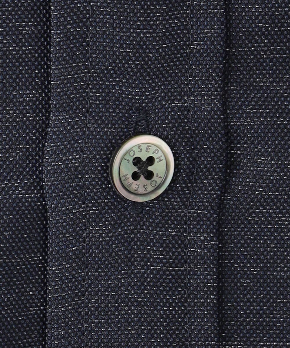 JOSEPH HOMME 新素材【軽量/通気性/清涼感/洗える/ストレッチ】レノクロスストレッチ　ウィングカラー半袖シャツ 