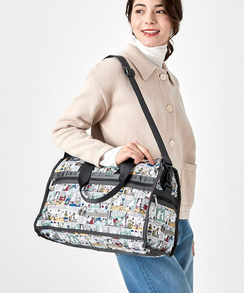 ☆新品未使用☆LeSportsac×ムーミン コラボ ボストンバッグ スナフキン 