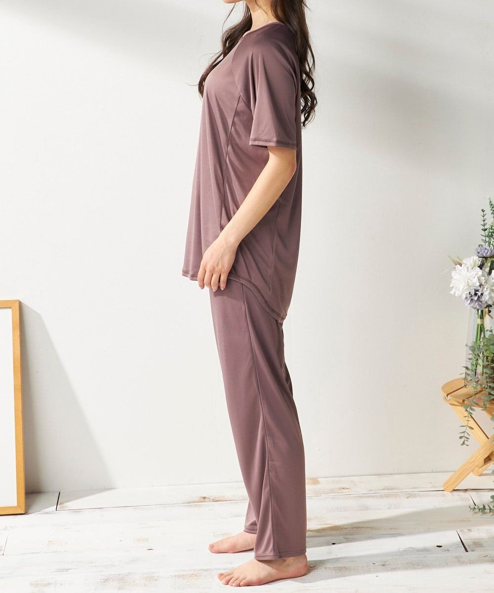 OP／FILA 【FILA】犬や猫の毛がつきにくいルームウェア上下セット/半袖 