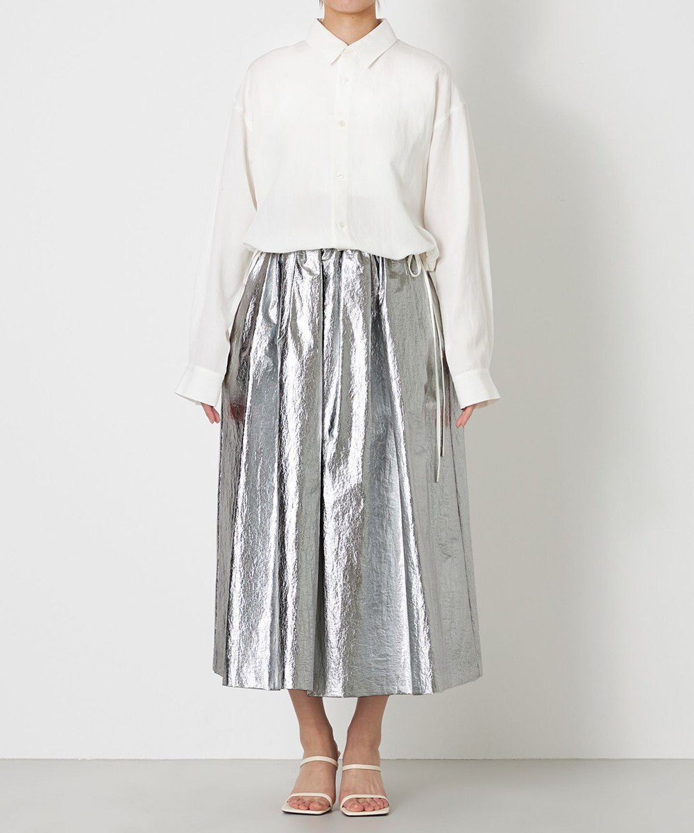 NAVE 【Nave】ホイルプリント スカート 