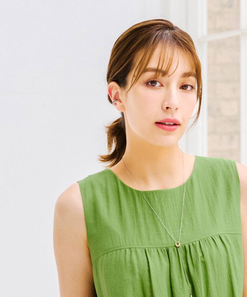 Tiaclasse 配色ラインイヤーカフ 