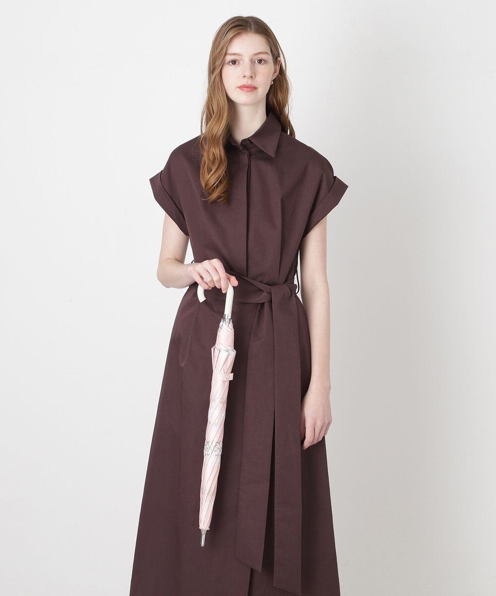 MOONBAT 【 遮光率100％/遮熱/UV】PAUL&JOE ACCESSOIRES(ポール&ジョー) 晴雨兼用日傘 クリザンテーム 総柄 花柄 長傘 