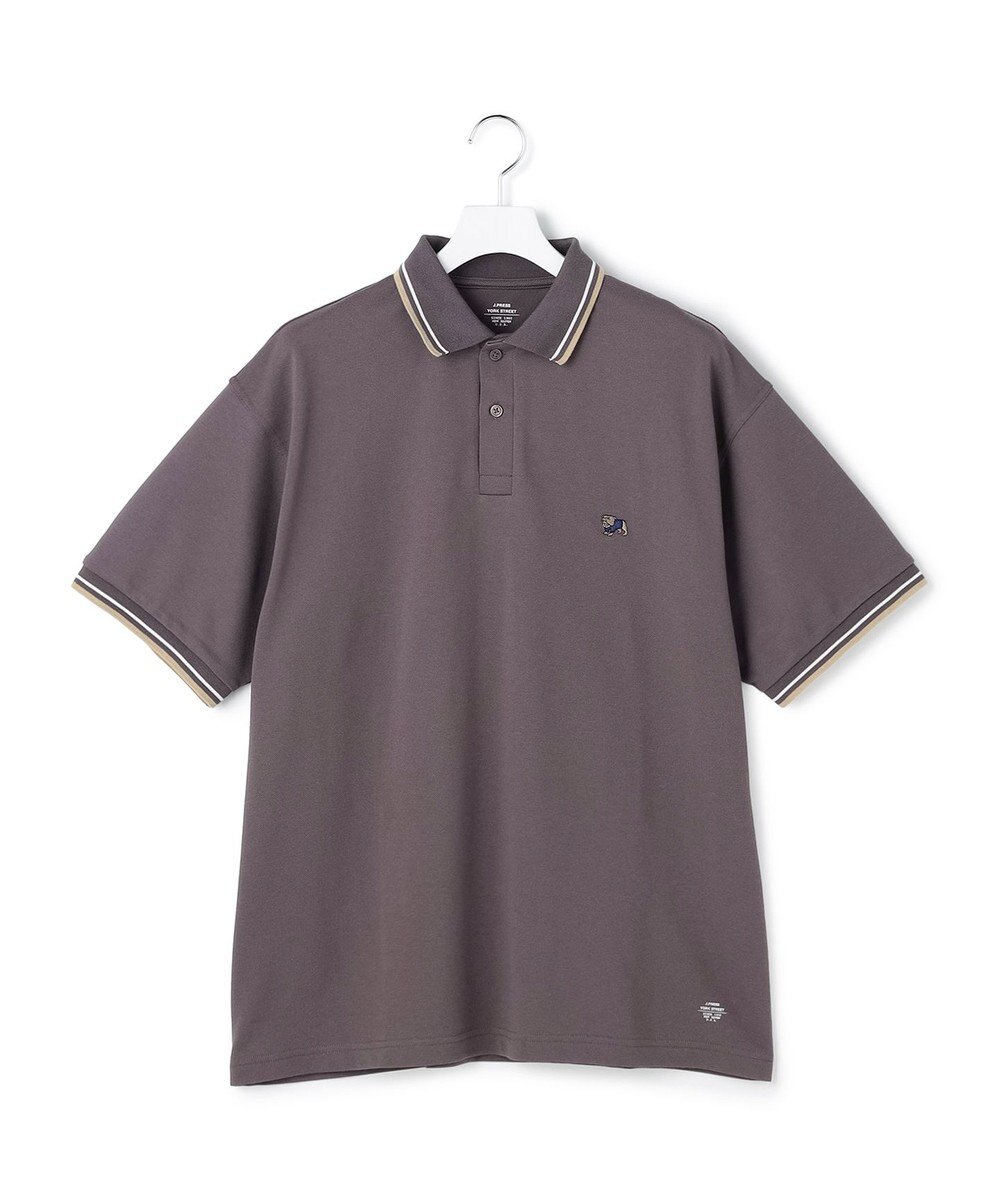 J.PRESS YORK STREET 【UNISEX】ブルドックワッペン カノコ ポロシャツ 