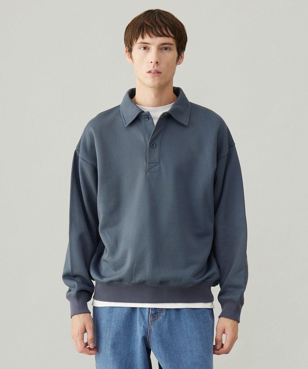UNFILO MENS 【男女兼用】ナイロン裏毛 ポロ 