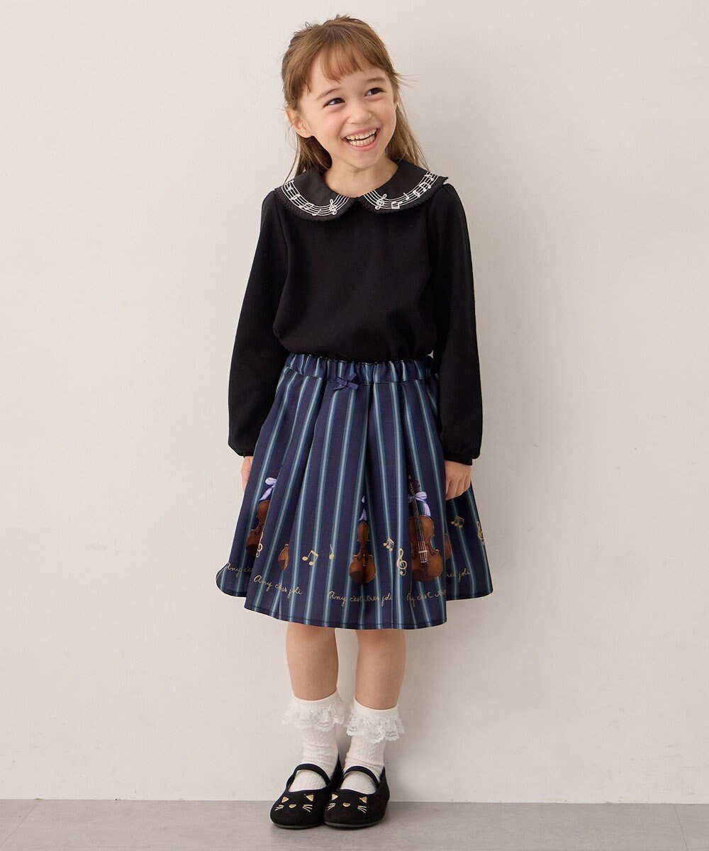 ANY KIDS 音符ブラウス 