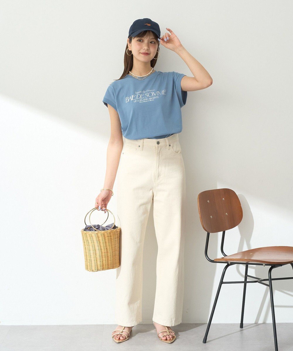 earth music&ecology 【接触冷感/洗濯機可】Ｈａｕｔｓ－ｄｅ－ＦｒａｎｃｅフレンチＴ 