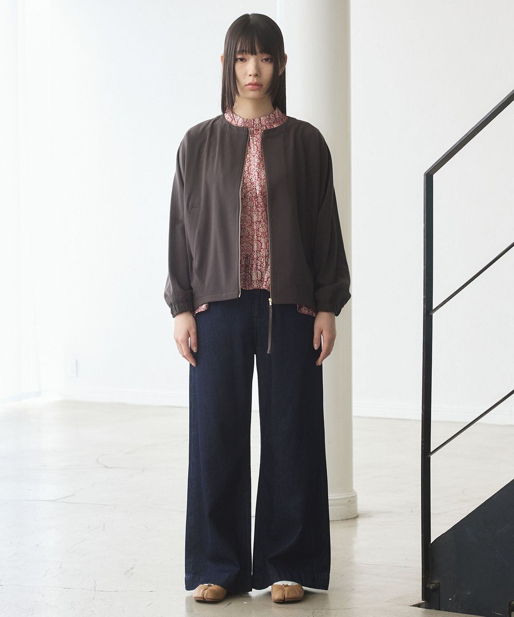 J.PRESS YORK STREET 【WOMEN】オリジナルタイルプリント ブラウス 