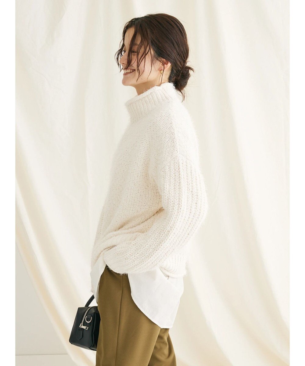 CRAFT STANDARD BOUTIQUE バスケットモールスタンドネックプルオーバー 