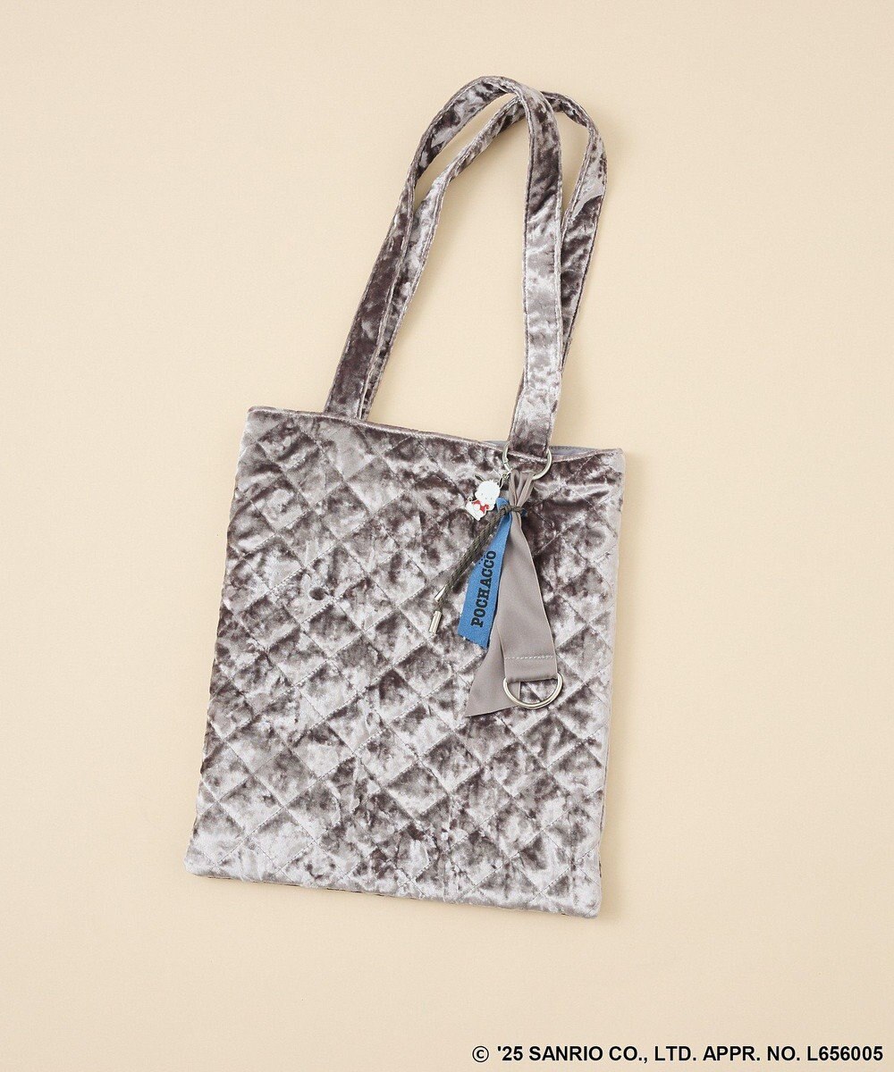 Green Parks チャーム付きベロアバック 