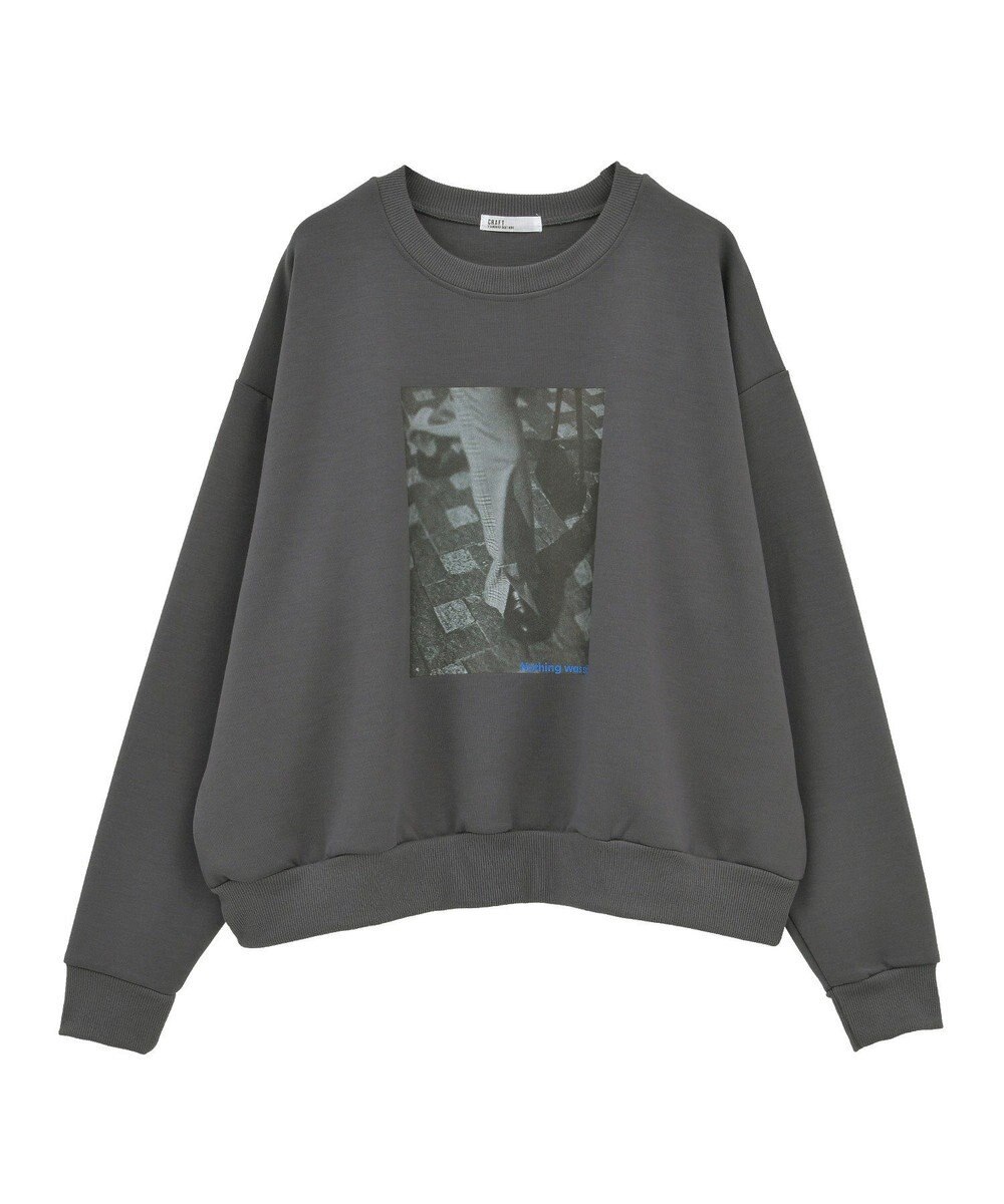 CRAFT STANDARD BOUTIQUE フォトプリントダンボールプルオーバー 