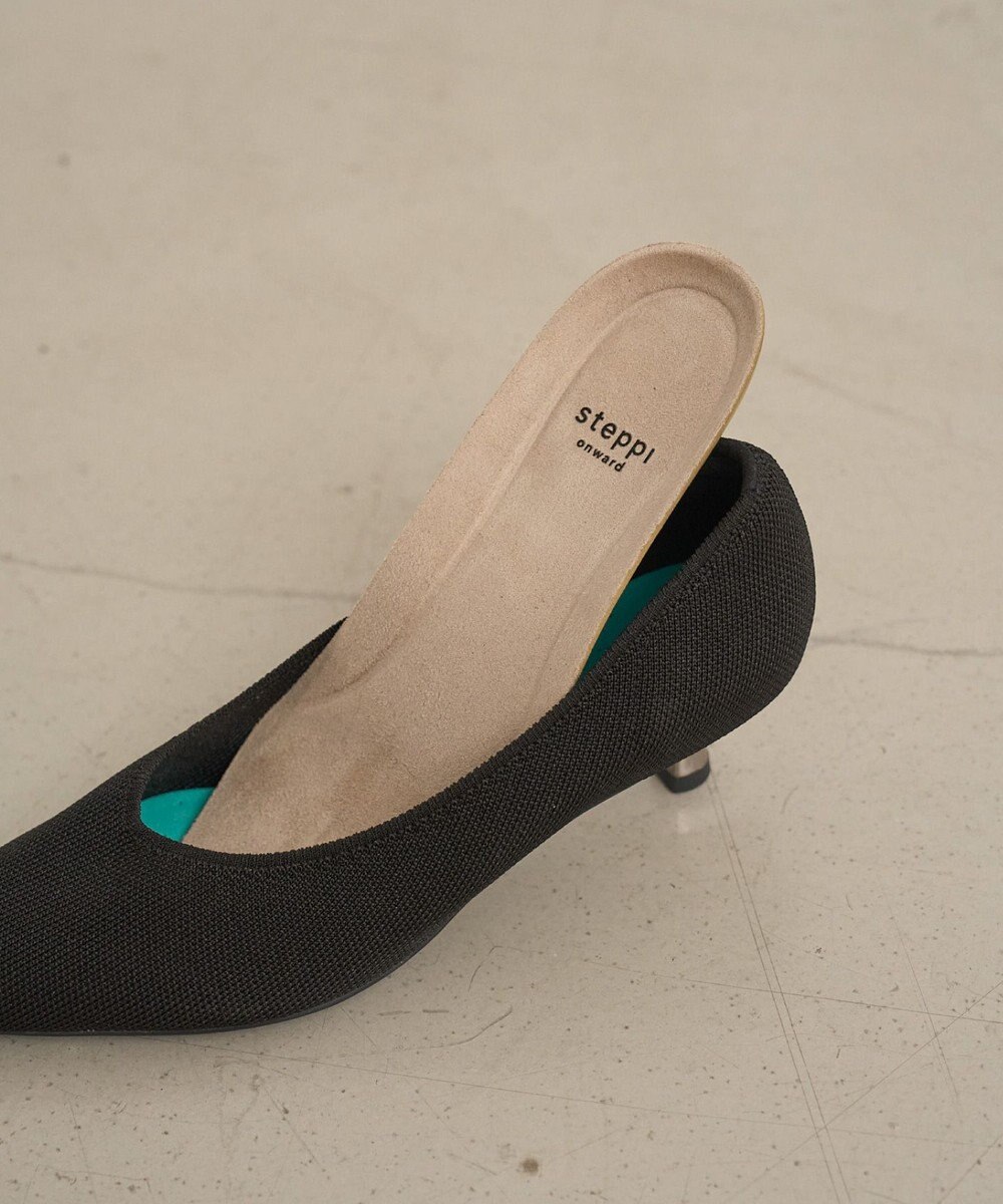 steppi 【洗える/撥水】ヒール ポインテッド パンプス 