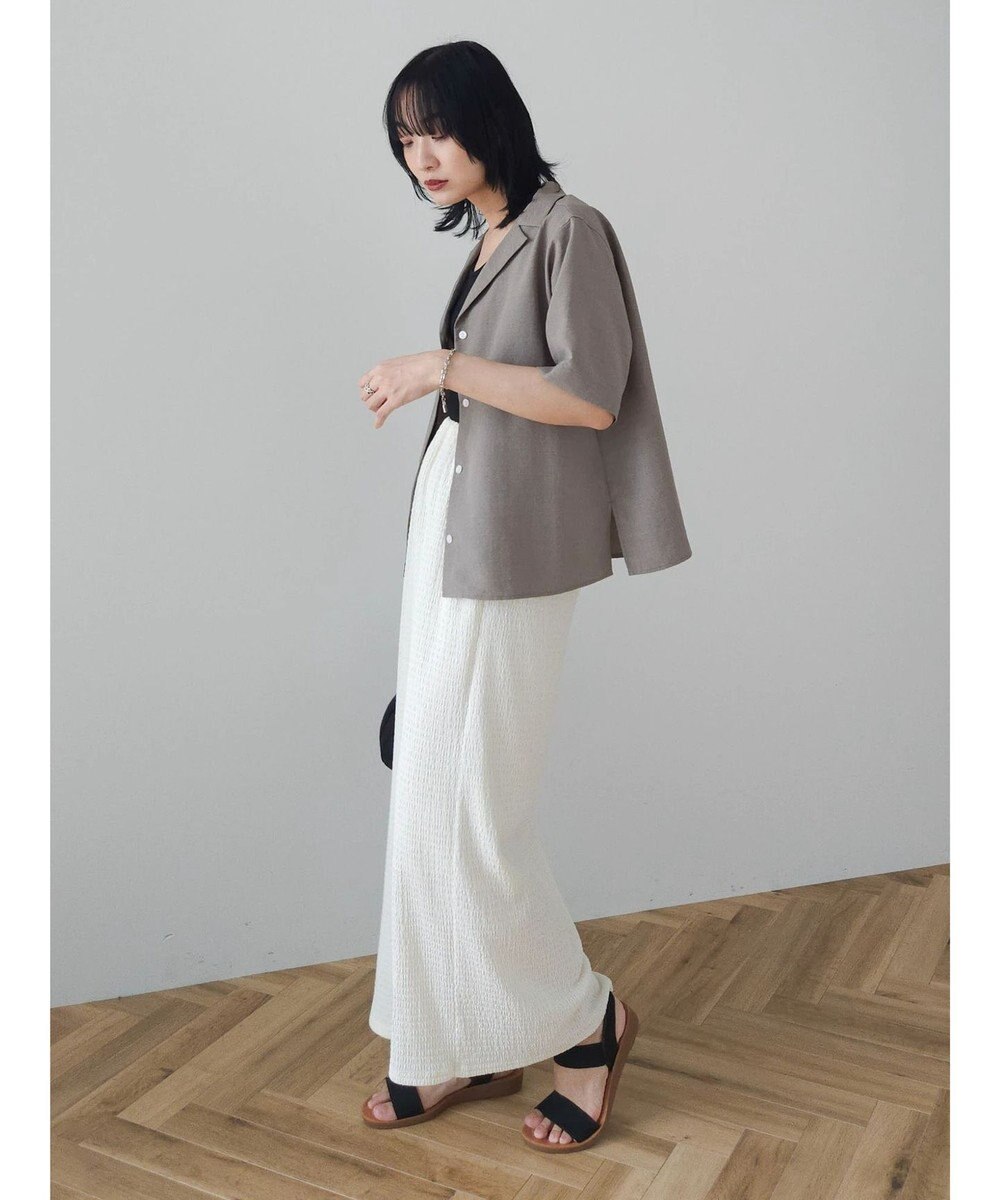 Green Parks 接触冷感　開襟シャツ 