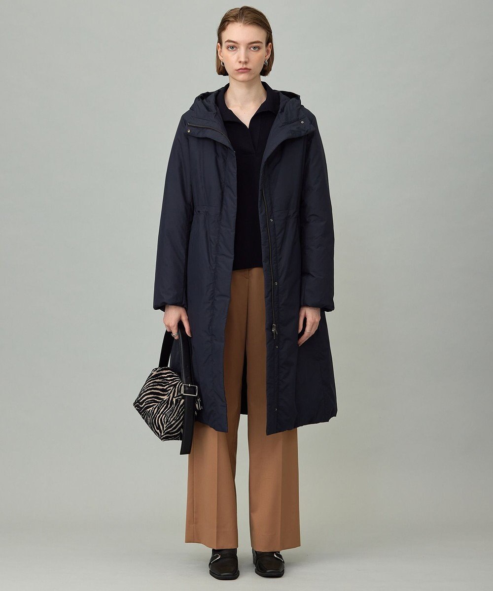 ICB L 【WEB＆一部店舗限定・撥水加工】ADSダウン  フーデットロングコート 
