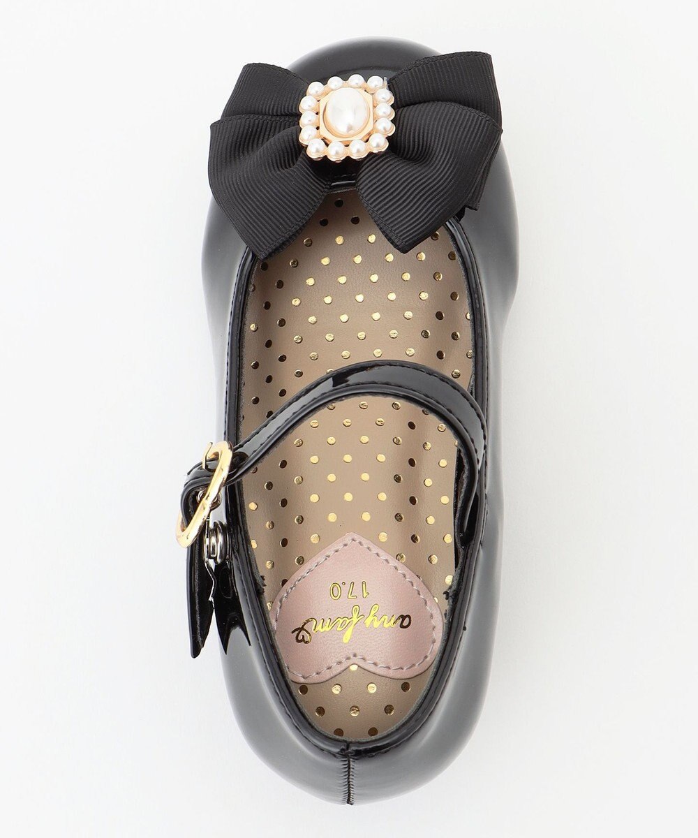 ANY KIDS エナメルヒールパンプス 