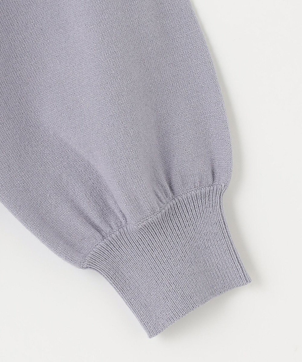 ANY SIS S 【低身長企画】バックパール調ポイント ニット 