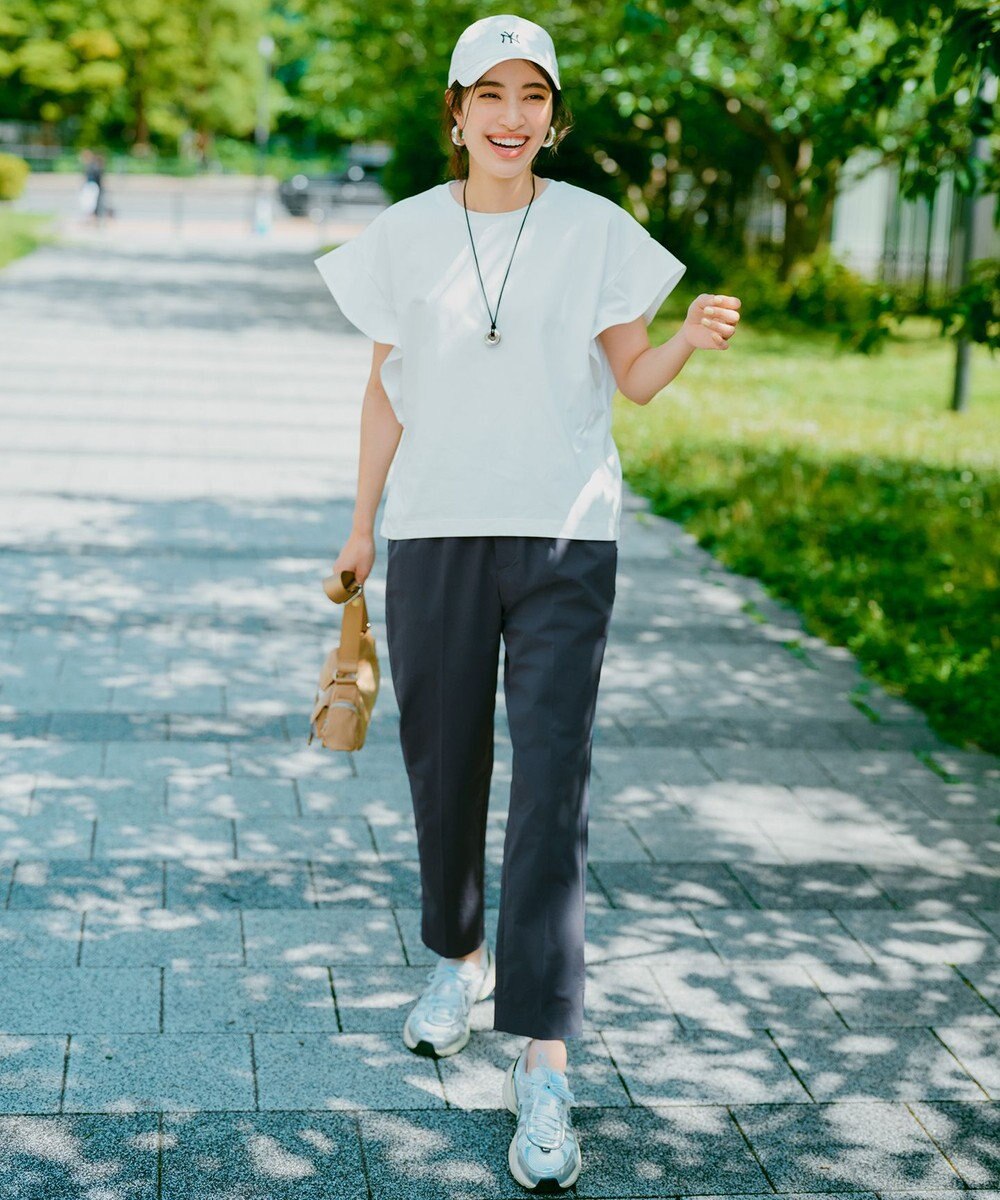 UNFILO FINE MOVE テーパードパンツ 