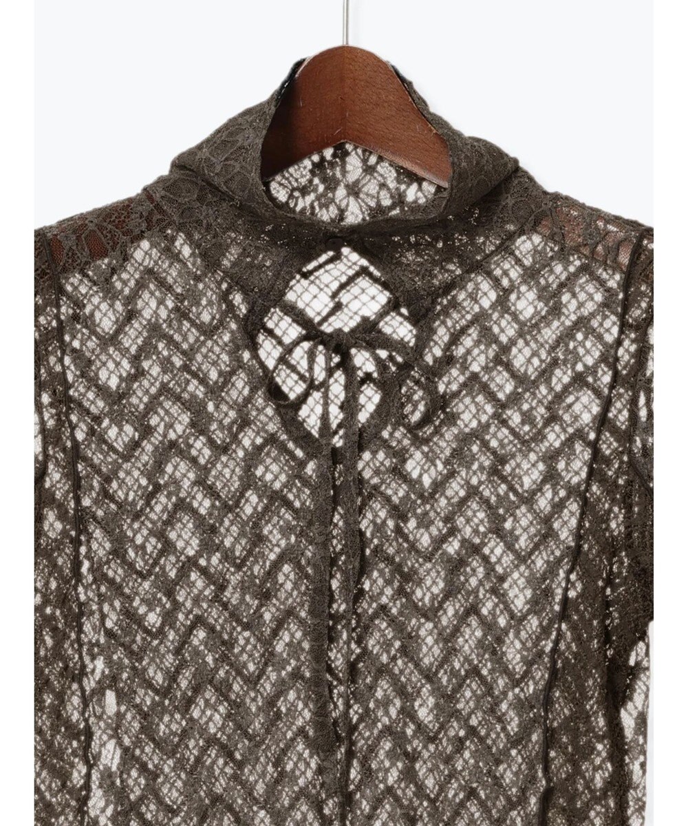 Te chichi パッチワークレース前後2WAY衿デザインTOPS《2025Autumn catalog item》 