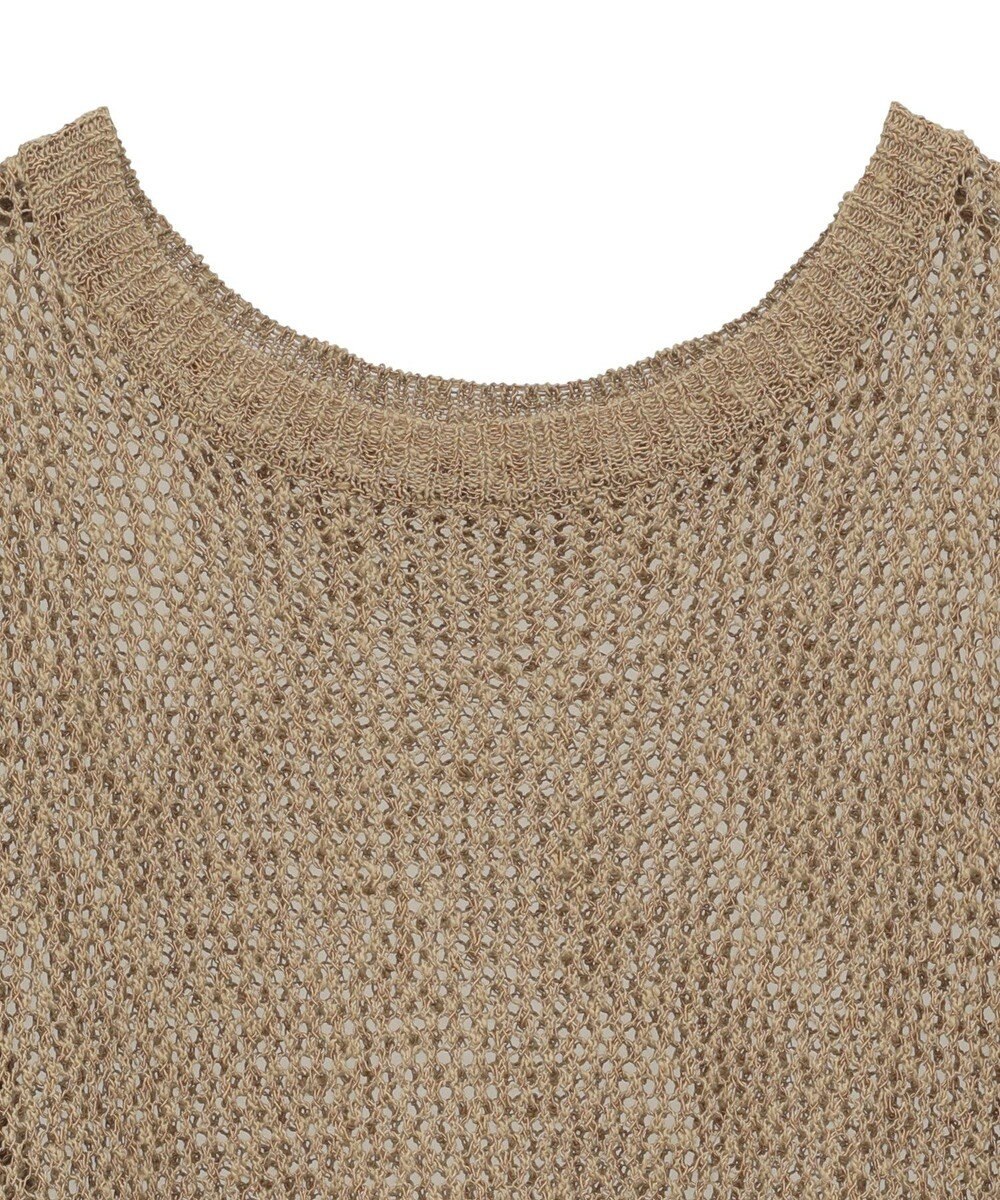 YECCA VECCA スラブメッシュルーズニット 