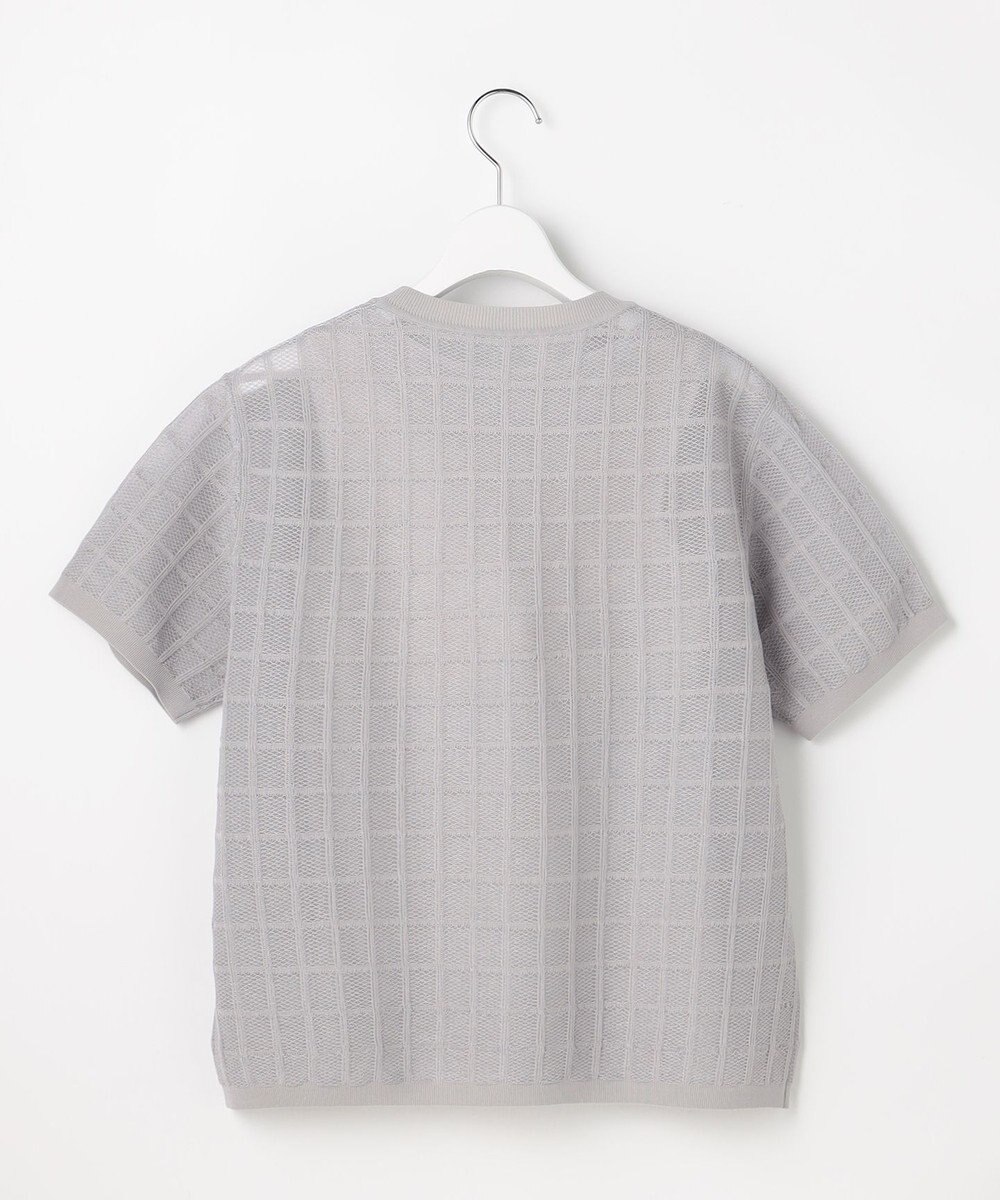 自由区 L 【ワコールコラボ・2点SET】シアーチェックニット プルオーバー 