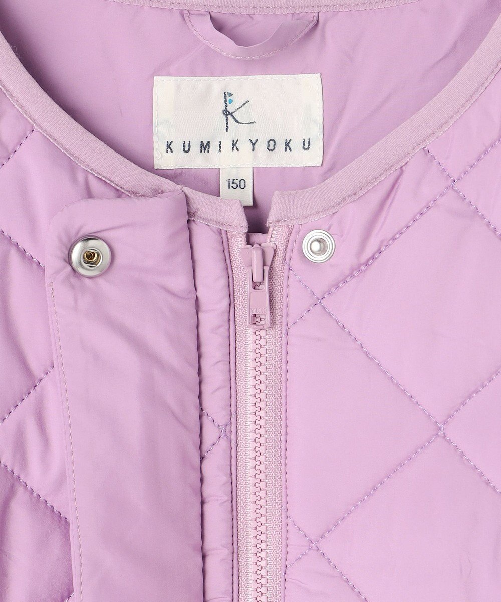 組曲 KIDS 【150-170㎝】マフラー付き中綿キルト アウター 