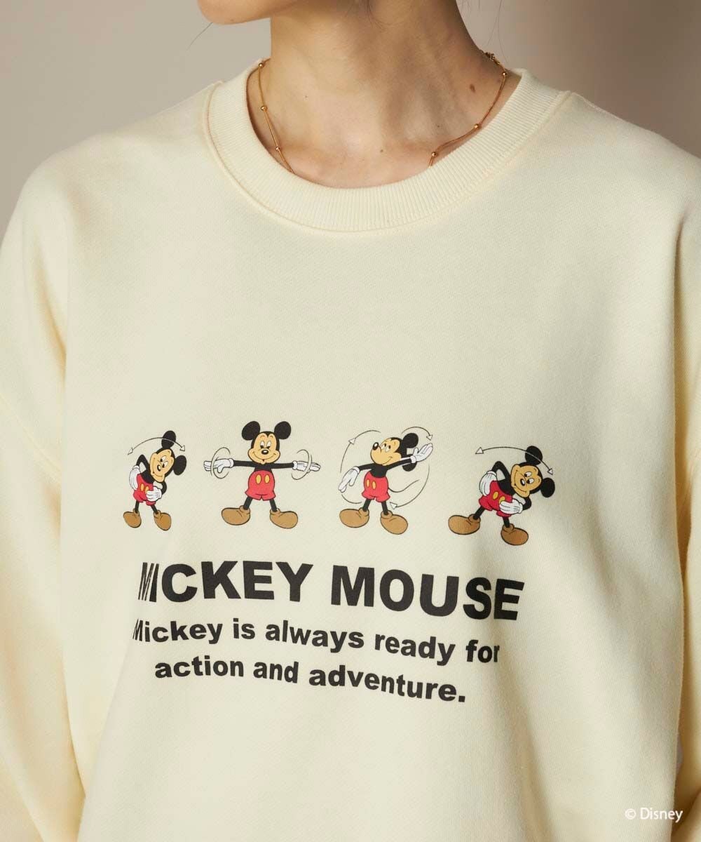OP／FILA 【ocean pacific】ミッキー/裏毛クルースウェット【Disney/ディズニー】 