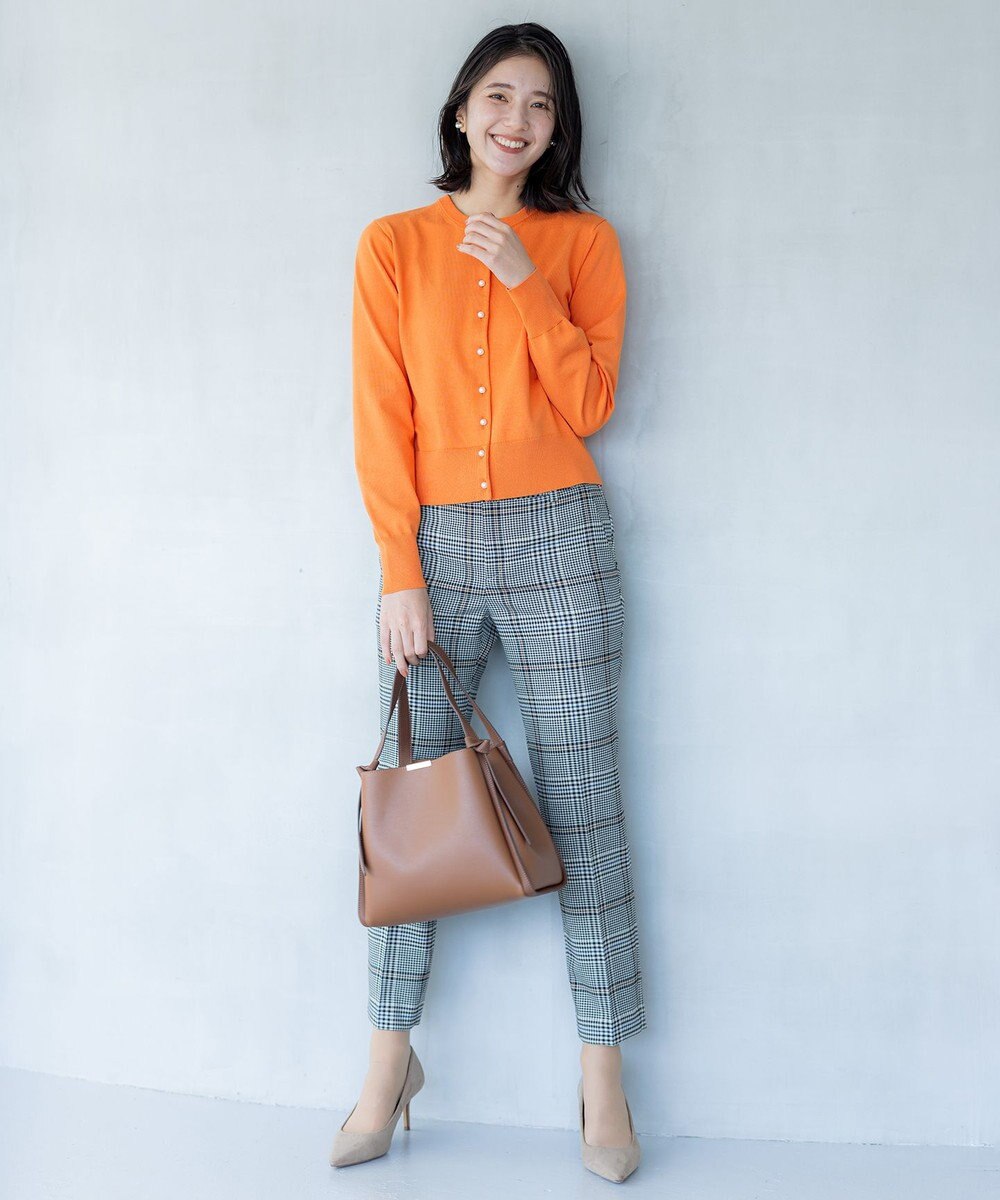 組曲 【WEB限定】T/Rツイルストレッチ テーパードパンツ 