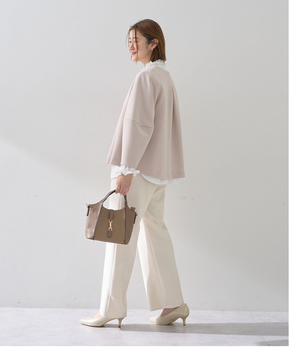 YECCA VECCA サイドベルテッドハイウエストパンツ 