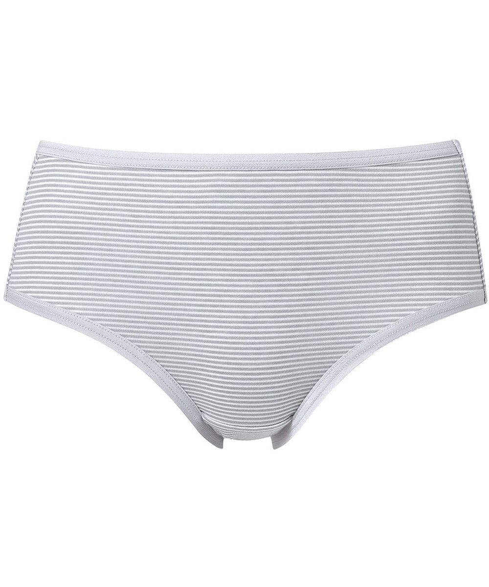 Wing ショーツ 綿混(身生地部) ここちよいフィット感 ムレにくい(身生地部) 【デイリーフィット 綿混ボーダー】 はきこみ丈ふつう EC2650 ウイング／ワコール 