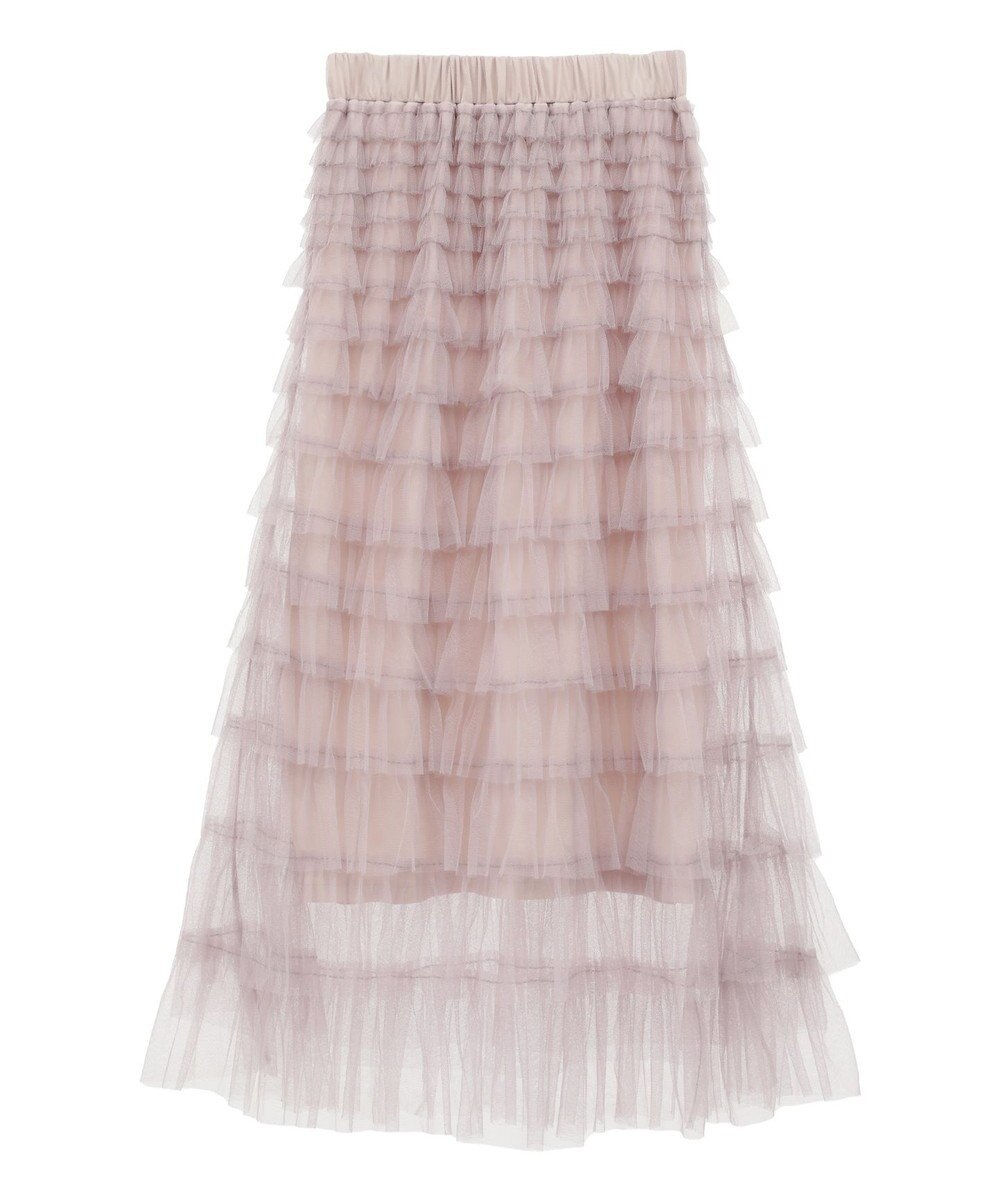 earth music&ecology ティアードフリルチュールスカート 