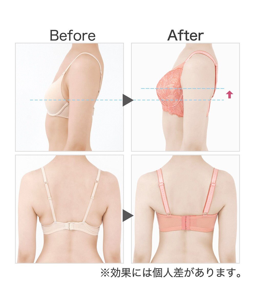 BRADELIS New York 【BRADELIS New York】レーシィミニマイザーブラ23A1 グラマーバストをコンパクトに見せる補正ブラ 