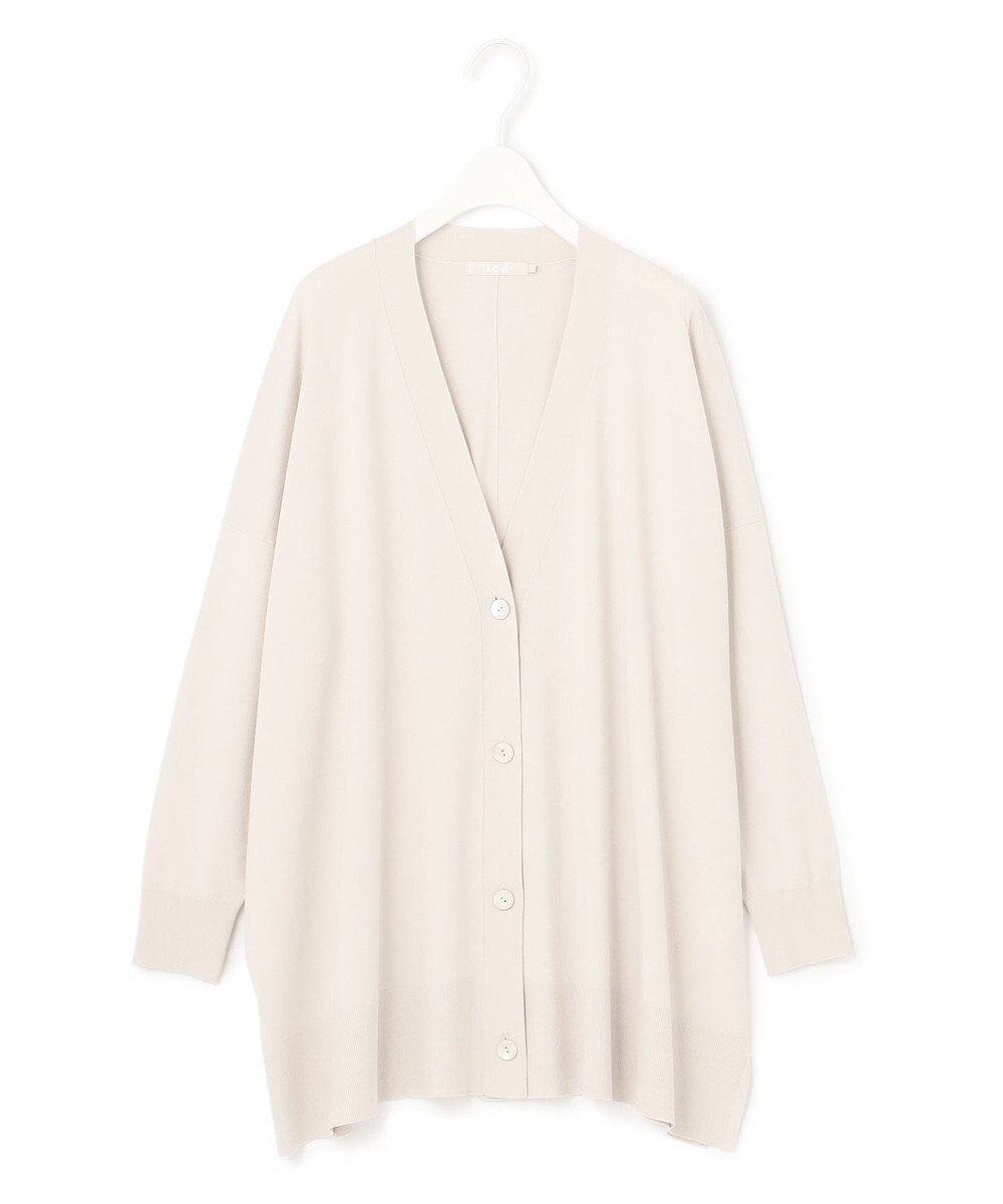 ICB 【洗える】ヴィスコースワイド カーディガン 